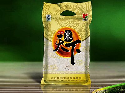 隆迪大米包装设计